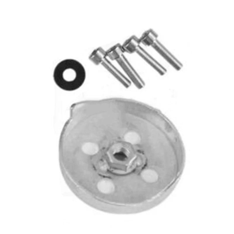 

1pc Pull Starter+1pc Shim+1pc Gasket+4pc Bolts Recoil Pullstart For Various Brush Cutter Strimmer Lawnmower