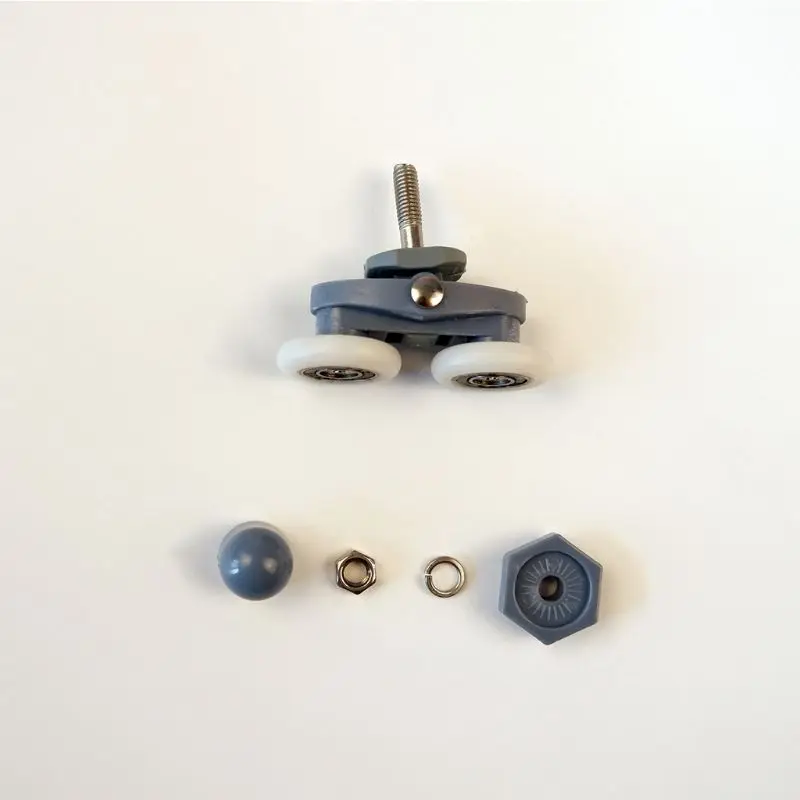 

4Pcs/Set Adjusting Double Swinging Pulley Wheel Shower Cabin Sliding Door Roller