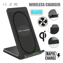 Floureon 10 Вт Qi Беспроводное быстрое зарядное устройство 5 В/2 а Быстрая зарядка для samsung Galaxy S10 S9/S9+ S8 Note 9 для iPhone 11 Pro XS XR