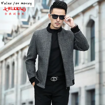 

batch A of heavy tweed jacket in autumn and winter for men 2020 new casual dad's woollen jacket