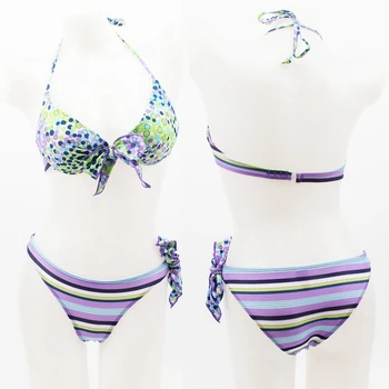 

2020 Underwire Push Up Plump Looking Bathing Suit Sweety Bowknot Designing Women's Sexy Floral Bikinis