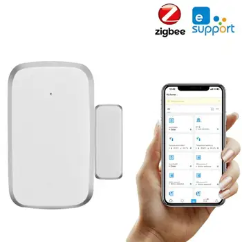 

EWelink Smart Home EWelink Wireless Door and Window Sensor ZigBee Door Sensor Detector Smart Remote Control APP