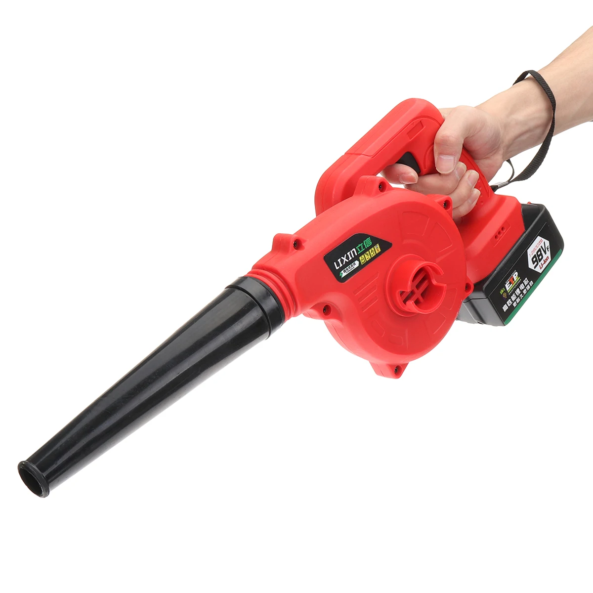 Online Neue Handheld Cordless Blatt Gebläse Staub Kehrmaschine Staubsauger 12800mAh Li Ion Batterie Cordless Gebläse 220V