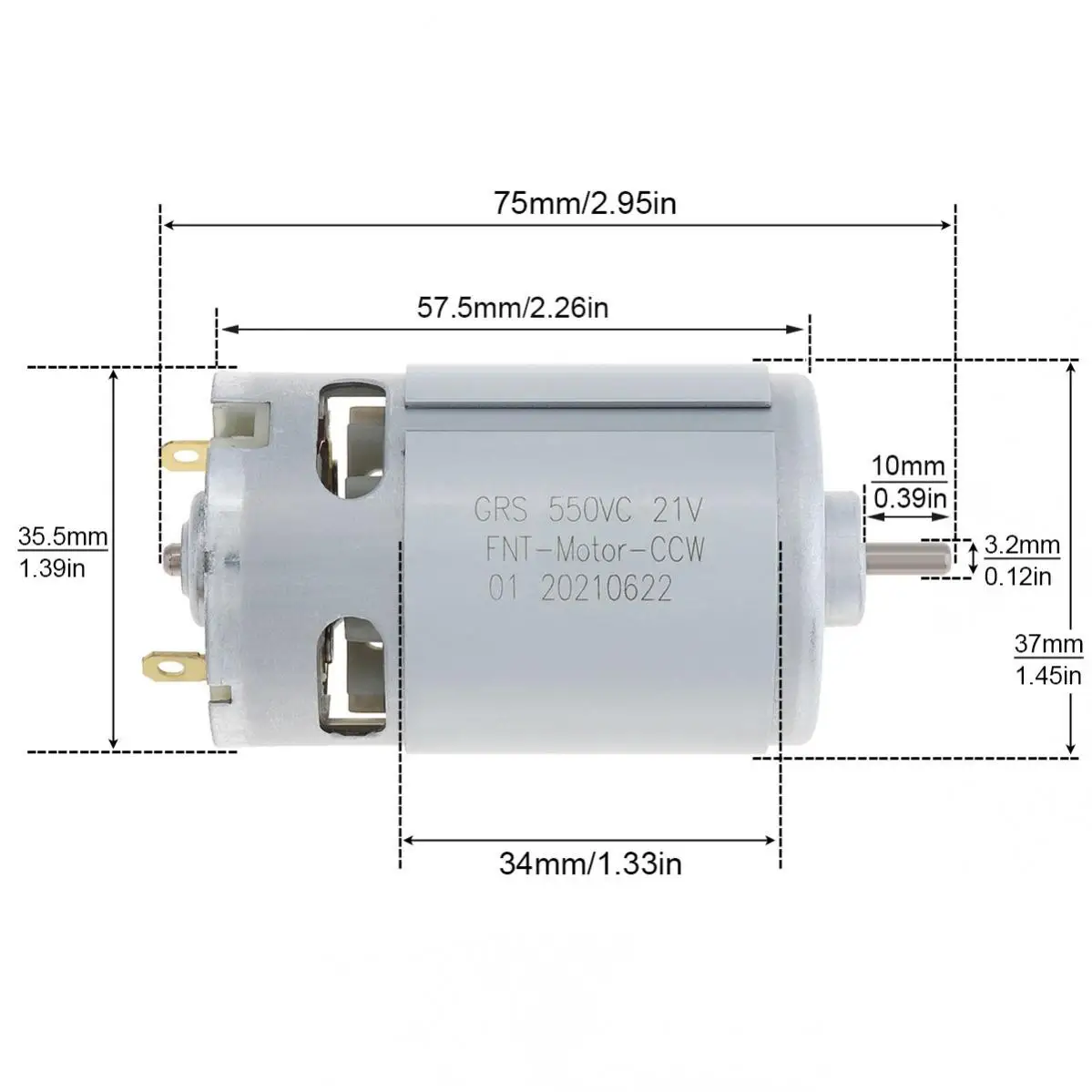 RS550 DC 모터 10.8V-25V 고속 RS 550 전동 공구 전기 드릴 드라이버 용 마이크로 모터 무선 스크루 드라이버 액세서리