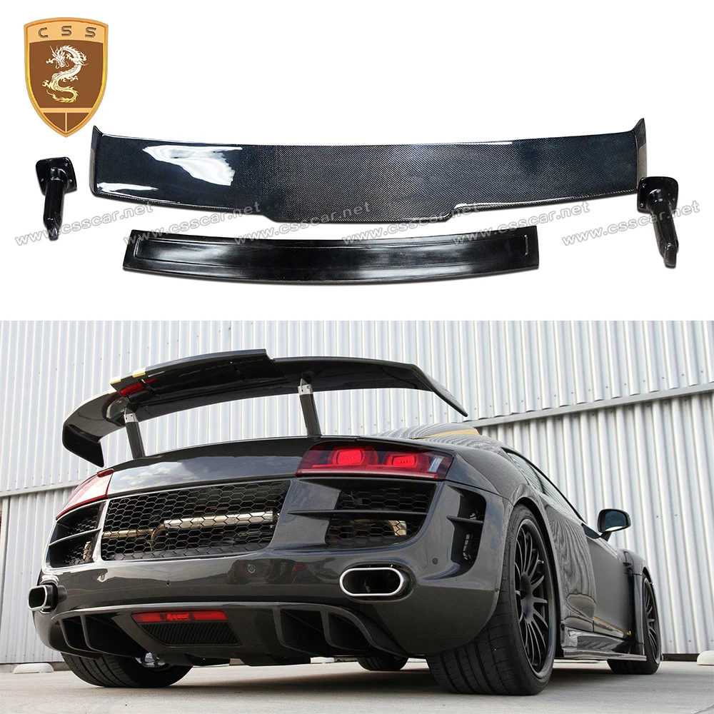 IP65防水 OYACARBON Audi R8 V10 ドライカーボン リア ディフューザー