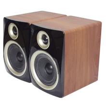 KYYSLB 40 Вт деревянный усилитель динамик 5 дюймов книжная полка пассивный динамик Hi-Fi Fever HiFi аудио объемный динамик XLR сбалансированный вход