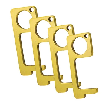

100pcs No-Touch Door Opener Closer Portable Stick for Push The Elevator Button Keep Hands Clean Reusable Personalized Keychain
