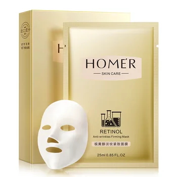 

Retinol Anti-wrinkles Firming Mask 25ml * 5 Pieces Moisturizing Transparent Face Mask Anti-Aging Oil-control Whitening