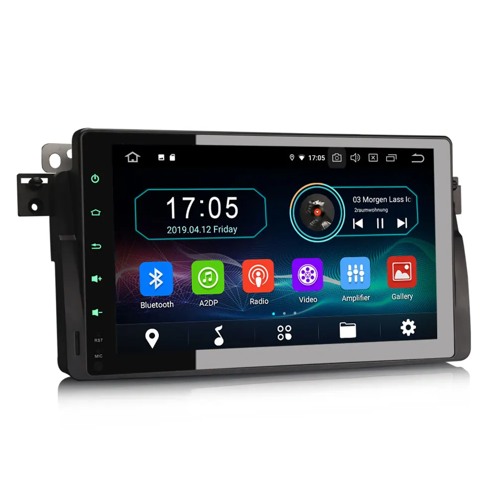 Автомобильный мультимедийный плеер 9 дюймов Android 10 0 GPS радио для BMW 3 серии E46