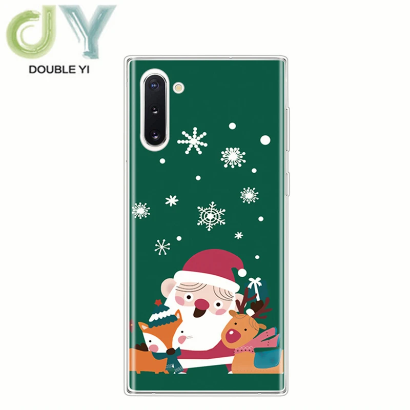 Рождественский Чехол для мобильного телефона samsung s10plus с рисунком из мультфильма note10pro прозрачный j6plus Мягкий защитный чехол для мобильного телефона
