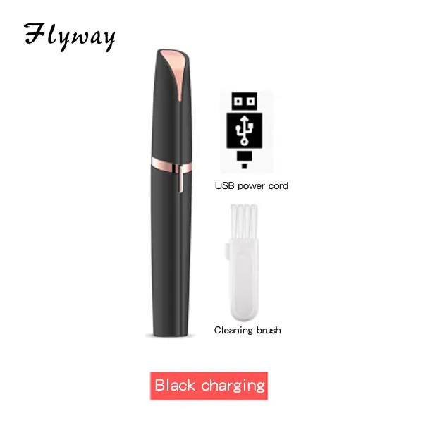 Popular Electric Eyebrow Shaping Knife Lipstick style rechargeable eyebrow repairer 3 Colors for Beauty Gifts Lady eyebrow trimm - Цвет: C04