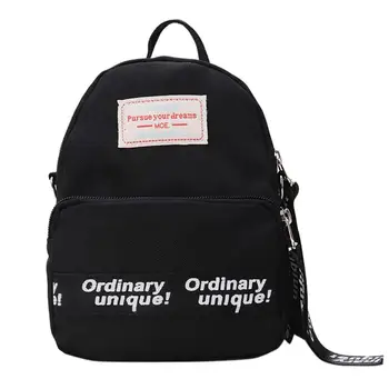 

Children Canvas Zipper Backpack Multi-purpose Candy Color Small Backpack Solid Color Kids School Travel Shoulder Bag /E