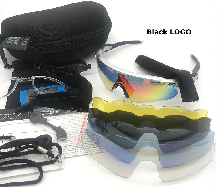 Спортивные поляризационные очки для велоспорта на открытом воздухе с 3 линзами, очки для бега, езды на горном велосипеде, очки, мужские и женские велосипедные солнцезащитные очки - Цвет: 5 Lens Polarized 02