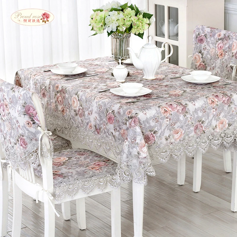 

Thai embroidered cloth lace round table cloth Affirmative tablecloth table cloth cushion coverings suit European Garden mat tabl
