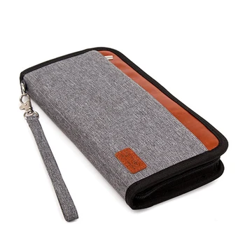 

Outdoor Waterproof Cash Passport Organizer Storage Zipper Card Holder Antitheft Multifunctional Travel Wallet Fashion Documents