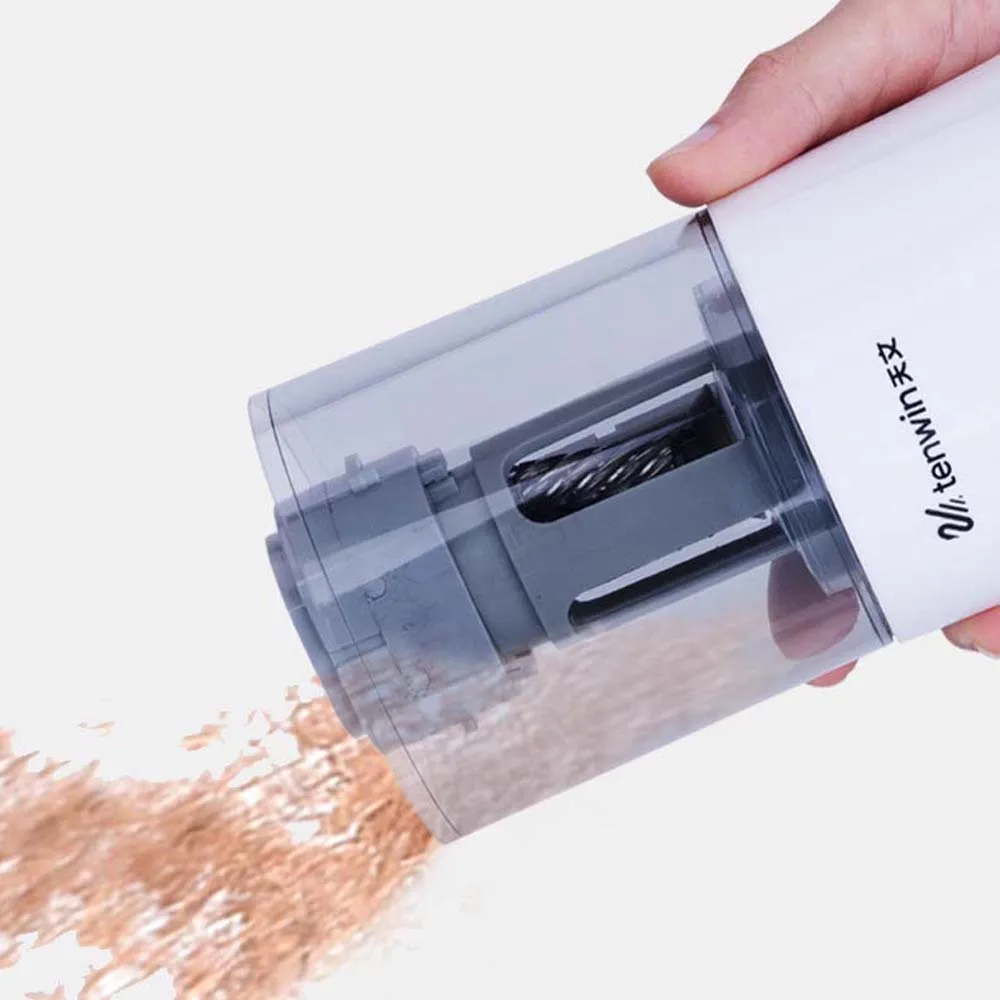 Automatic Electric Pencil Sharpener Heavy Duty Rechargeable for Classroom Auto Stop Fast Sharpen In 3s School Office Stationery