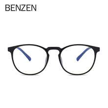 BENZEN компьютерные очки для мужчин и женщин круглые оптические очки для близорукости рамки сверхлегкие TR 90 очки по рецепту