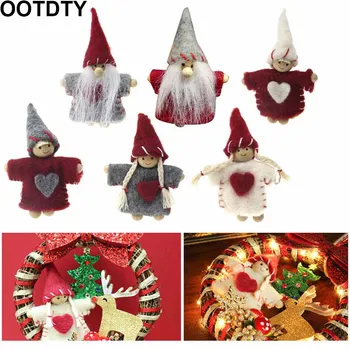

DIY Handmade Materials Wool Felt Baby Cartoon Christmas Snowman Hair Accessories