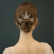 Свадебная заколка для волос свадебный головной убор для невесты Ручной Работы Цветочная шпилька для волос Свадебные украшения Свадебные аксессуары для волос короны для невесты