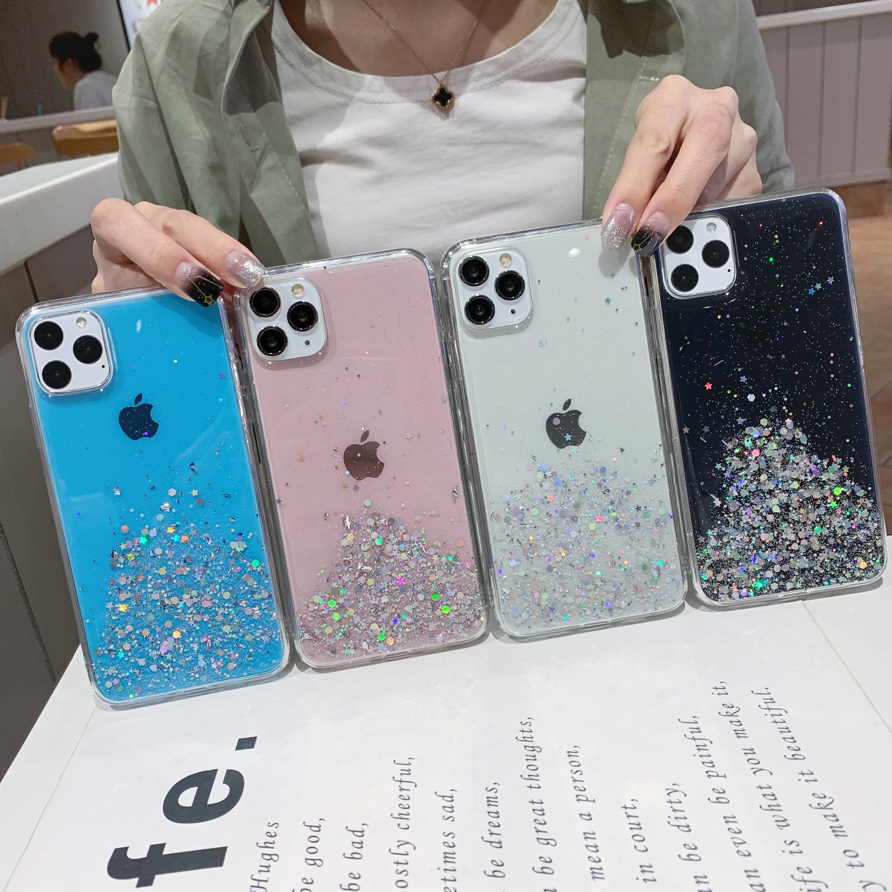 Для iphone 11proMax чехол прозрачный клей Гипсофилы мягкий чехол для Apple 6 6plus 7 7plus 8 8plus X XR Xsmax чехол для телефона