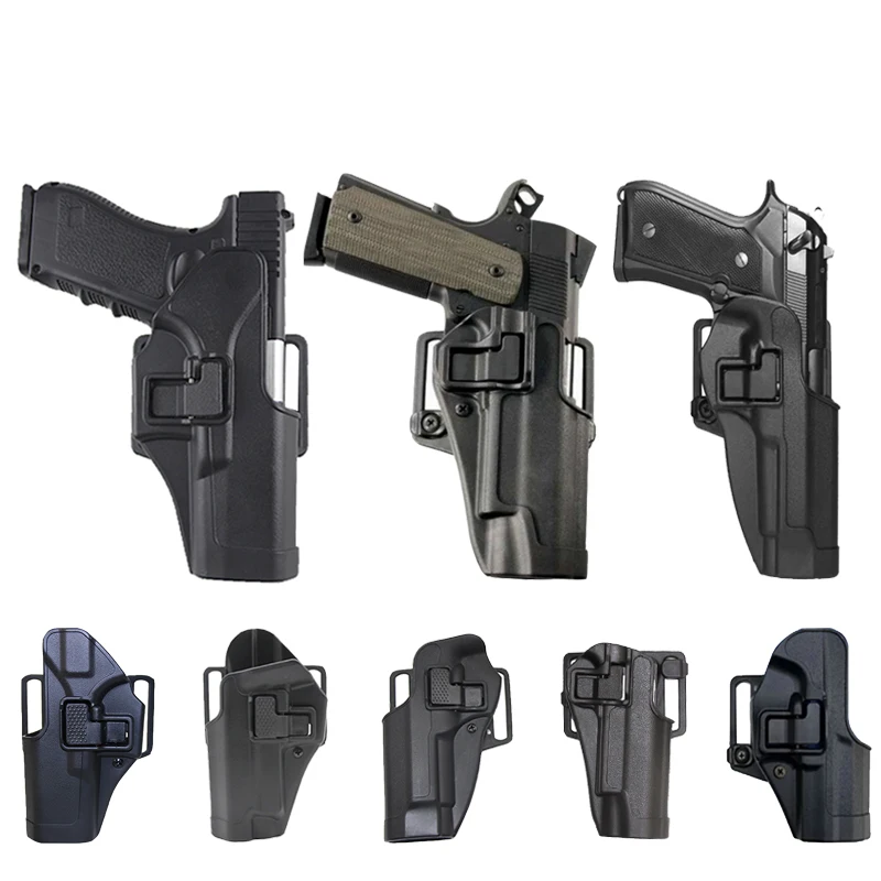 Тактическая кобура для левой и правой руки охоты Glock 17 19 Beretta M9 Colt 1911 Sauer Usp поясной