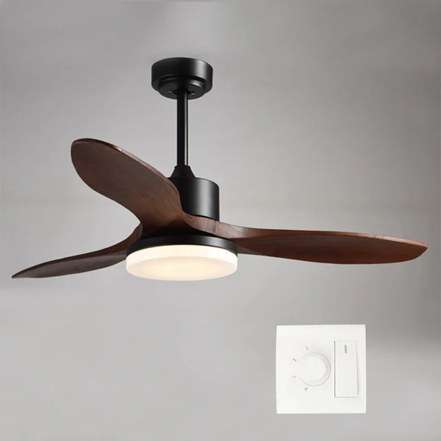 48 Inch Wood Reverse Ceiling Fans Wooden Remote Control Fan