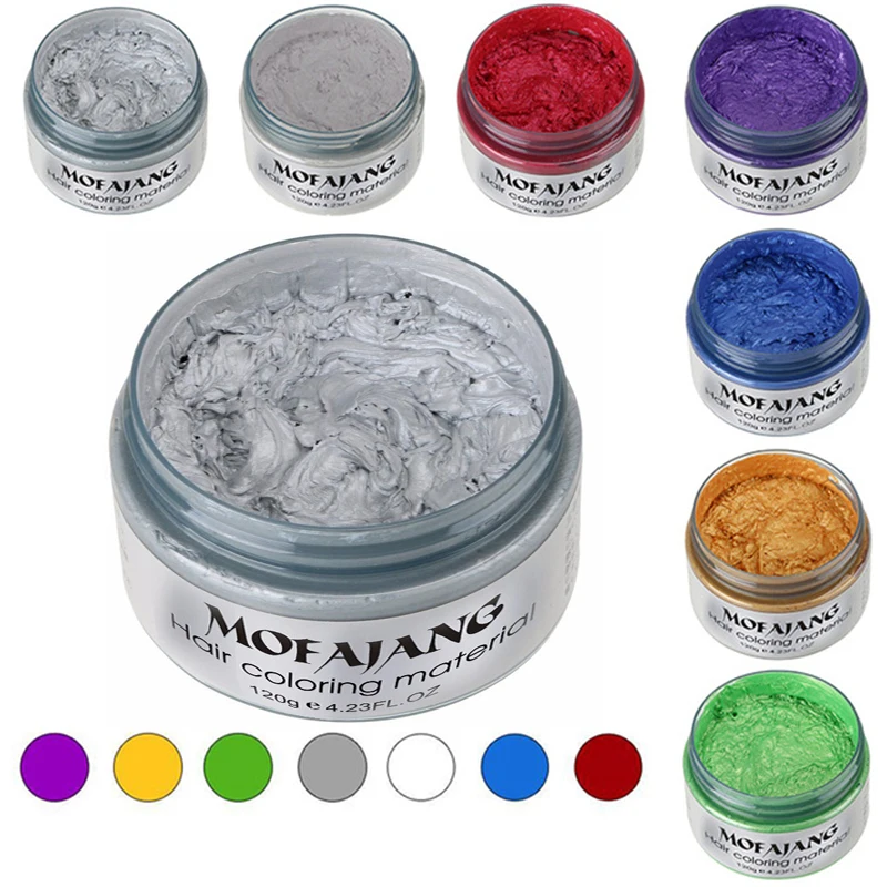Y-W-F-7-Colors-Temporary-Hair-Dye-Cream-DIY-Grandma-Grey-Hair-Color-Wax-Mud