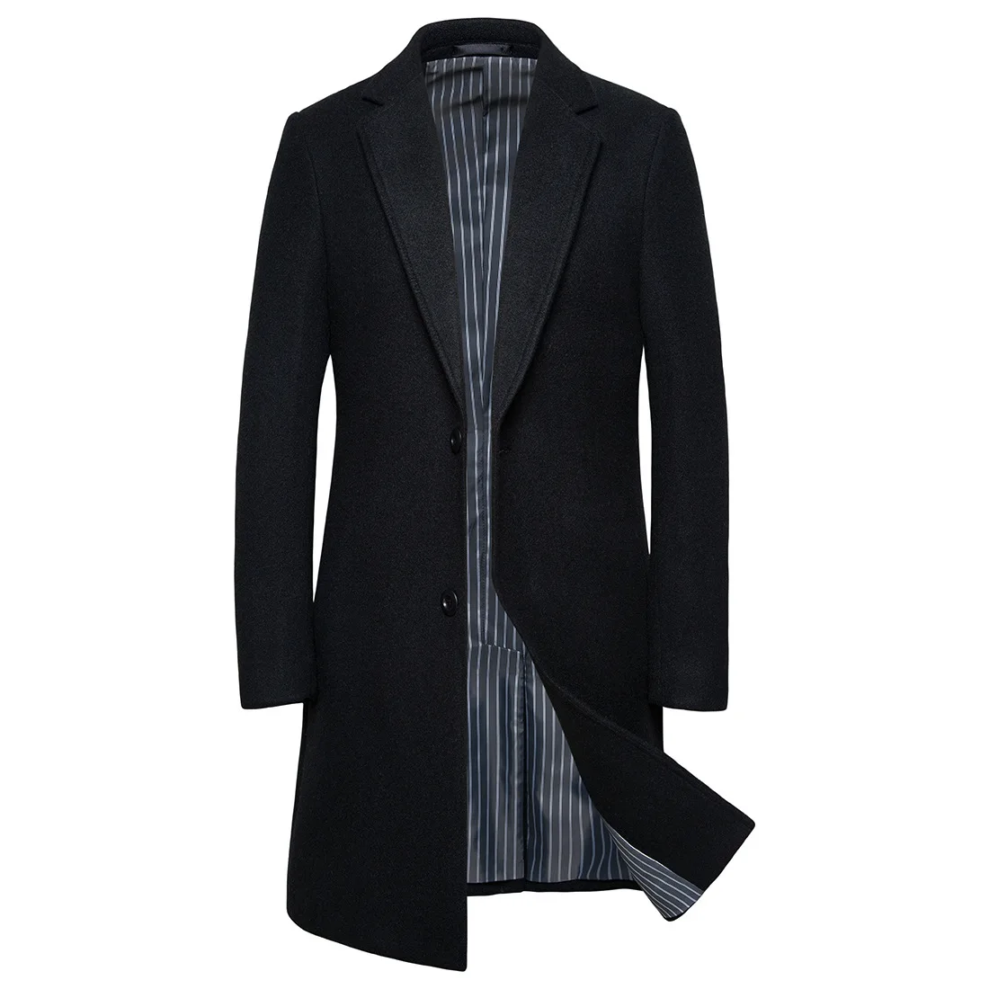 

High Quality Autumn And Winter New Style Export Overcoat Large Size Woolen Cloth Coat Yf601 M-6xl