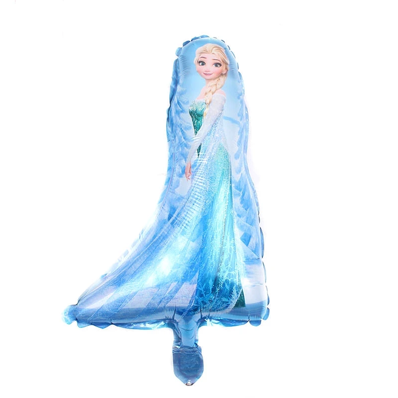 Elsa 5 шт. мини Дисней фольгированный шар замороженная Анна Белль Спящая красавица Золушка длинные волосы принцесса серии воздушные шары - Цвет: Elsa