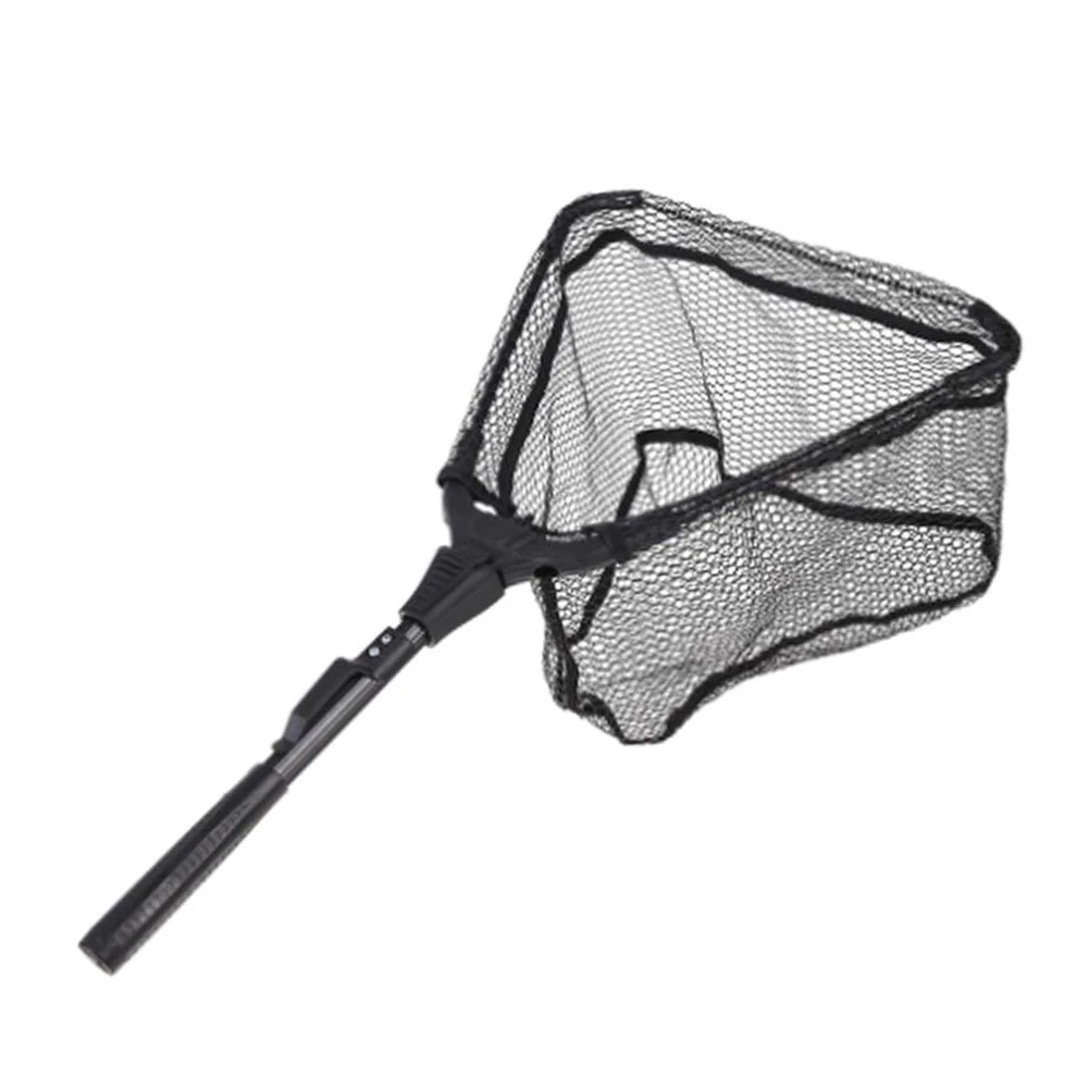 

Fly Fishing Ultralight Carbon Net Retractable Fishing Net Triangular Landing Retractable Pole Folding Fishing Telescoping Net