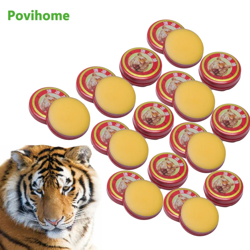 10pcs 3g Red Tiger Balm Ointment Muscle Back Neck Headache Pain Relief Cool Cream | Красота и здоровье