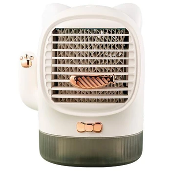 

USB Charging Mini Cooling Fan Small Refrigeration Air Conditioning Fan Small Water Refrigeration