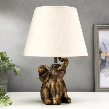 

Table lamp 16001/1 E14 40W bronze 24x24x37 cm 5080700