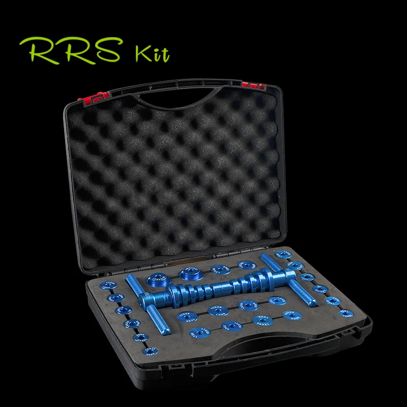 Kit De Pressage Roulements Vélo - 18 Paires De Blocs + Tige Filetée - Aluminium Acier - Pour VTT, Moyeu, Cadre