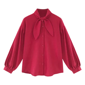 

Solid Color Long Sleeve Blouse Women Office The New Elegant Women Shirts Casual Button Up Koszula Damska Woman Clothes YY50WB