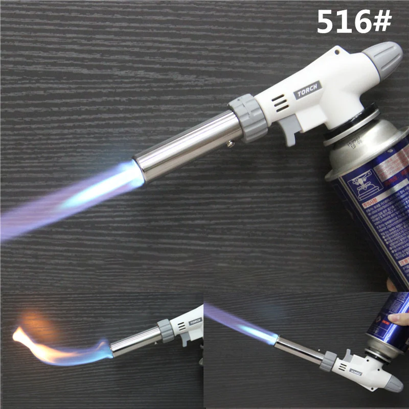 

Adjustable Flame Lighter Head Cooking Torch Culinary Butane Gas Ignition for Home Cooking and Professional Use