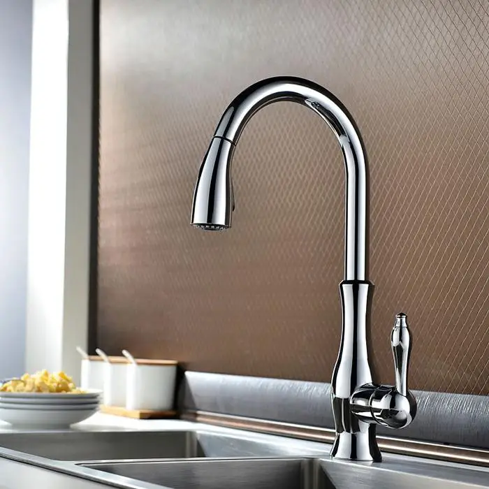 GOLD PULL OUT KITCHEN FAUCET (7)