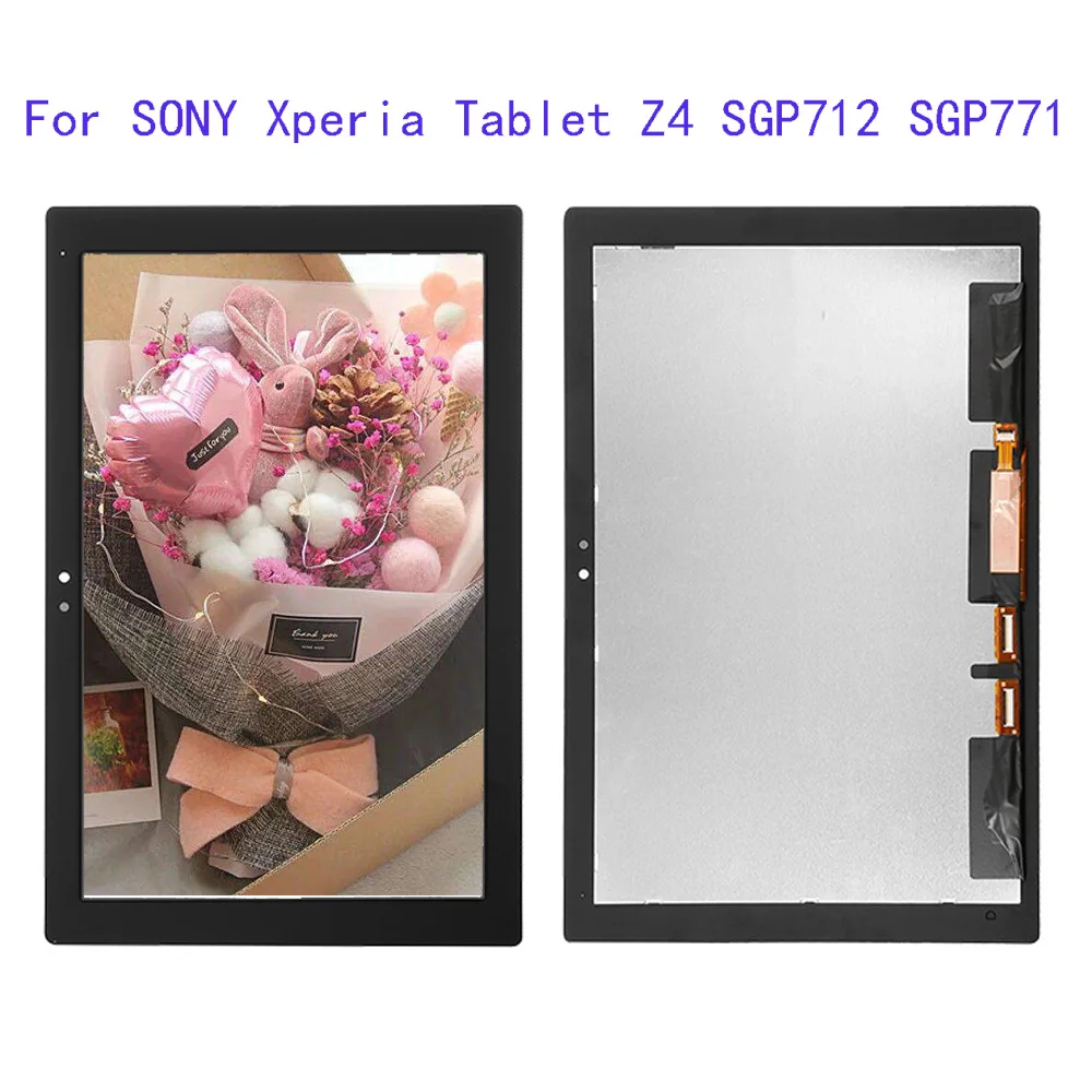For SONY Xperia Tablet Z4 SGP712 SGP771 Touch Screen Digitizer Panel LCD Display Assembly Combo