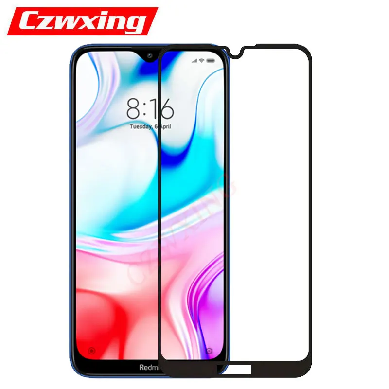 Redmi 8 Стекло полное покрытие протектор экрана Redmi8 закаленное стекло для Xiaomi A 8A