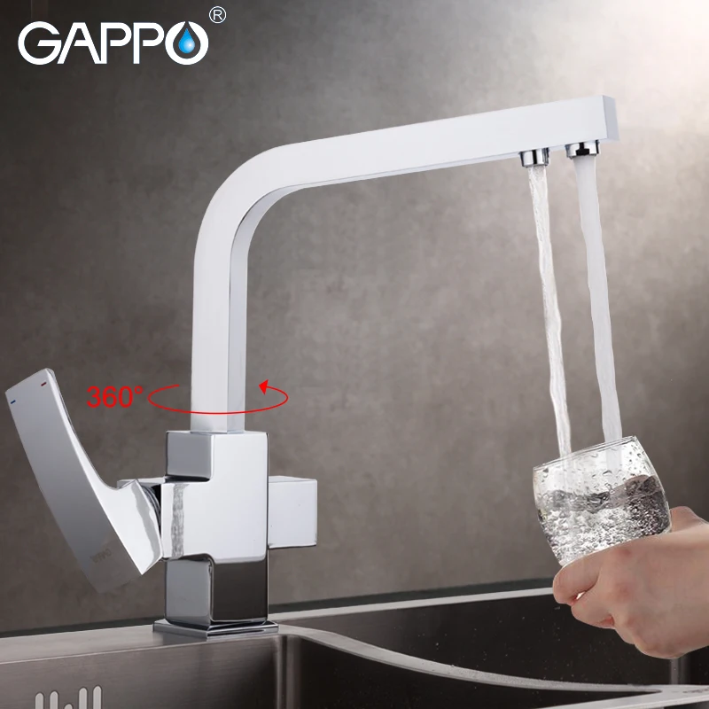 GAPPO кухонный кран фильтр для воды кран для кухни Смеситель для воды кран кухонный кран torneira cozinha с фильтрованной водой