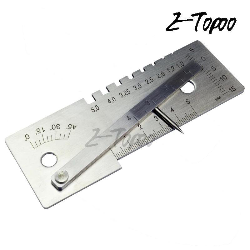 Rules Welding Inspection Ruler HJC40 Double Slide Welding Seam Gauge