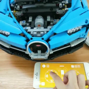 

Bugatti Chiron Modification APP RC Motor Compatible IEGOset 42083 20086 technic MOC race Car Building Blocks Toys Gifts
