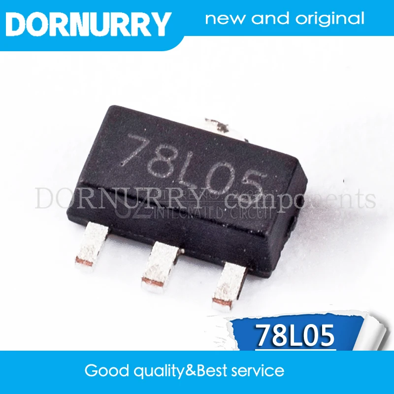 

1pcs 78L05 SOT89 SOT-89 SOT SMD 5V three-terminal regulator patch transistor DORNURRY