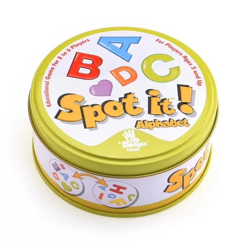 Dobbles Spot Cards It Hip 7 английская версия настольная игра высокое качество оригинальная