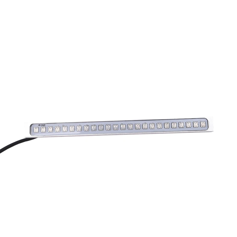 Красочные RGB 24LED номерные знаки огни поворотов вождения стоп-сигналы украшение для автомобильной фары автомобиля номерного знака свет