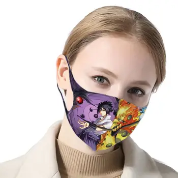 

3d Print Naruto Action Figure Face Mouth Mask Adult Kid Face Masks Outdoor Naruto Kunai Wholesale Drop Shipping Customized
