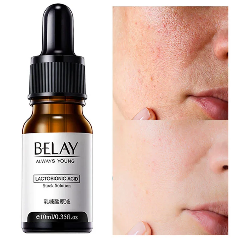 Belay Lactobionic Acid Solution Face Serum Instant ZeroPore Minimize Pores Perfection Oil-Control Whitening Dull Skin Anti-Aging | Красота и