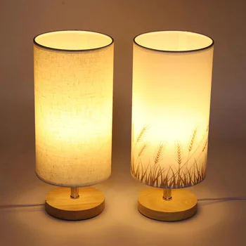 

Indoor E27 Modern Vintage Bedside Lamp Shade Table Desk Bed Light Cover Holder Lampshades Bedside Lamp Night Light