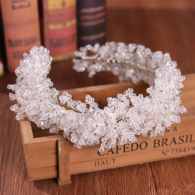 Hair Accessory Jewelry Set Jewelry Accessories Hair Headdress Bridal Headwear Hair Band Crown Glaze Leaf Headbands Wedding Crystal Hairband Bridal Vintage & Earrings Hair Ornaments Girls Exquisite Colored Headpiece Jewelry