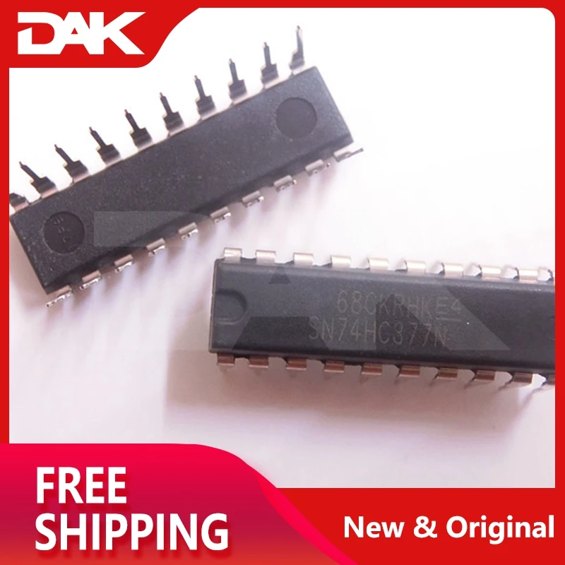 10 шт. SN74HC377N DIP OCTAL D-TYPE Вьетнамки с часами включить IC чип DIP20